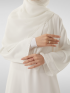Rania Abaya Set White