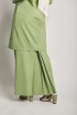 Naaila Women Cotton Modern Loose Kurung Lime Green
