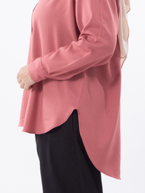 Nia Relaxed Blouse Dusty Pink