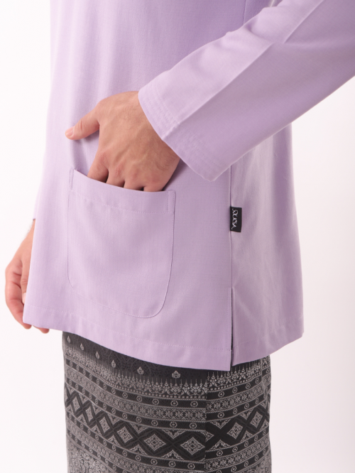 Seri Kesidang Baju Melayu Teluk Belanga Lilac