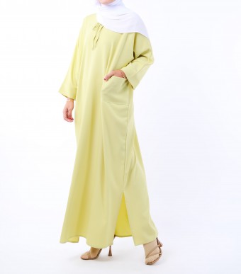 Ruuha Lounge Dress Yellow Lemon