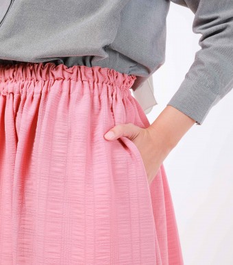 Zayna Skirt Salmon Pink