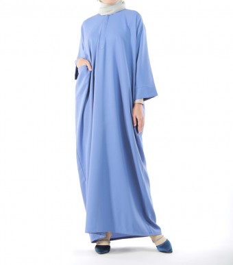 Yusra Lounge Dress Blue Denim