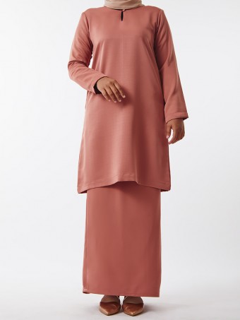 Laily Kurung Dusty Pink